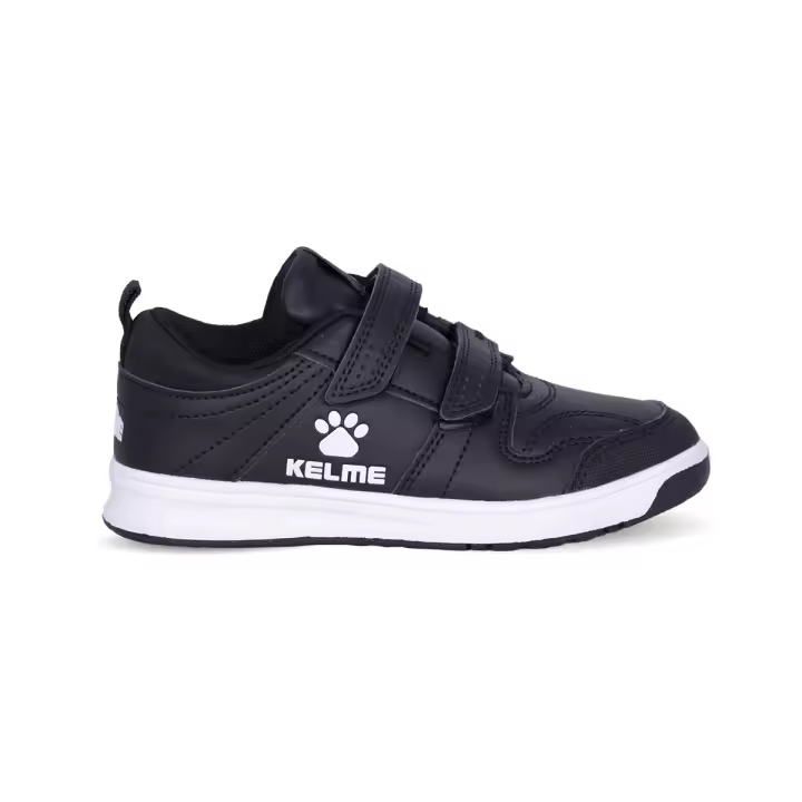 KELME Zapatillas NIÑO COMBA VUELTA AL COLE VELCRO NEGRA - 1