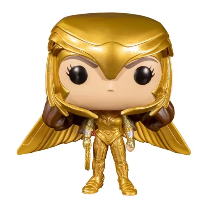 Funko pop dc wonder woman 1984 wonder woman traje dorado alas extendidas 46661 - 1