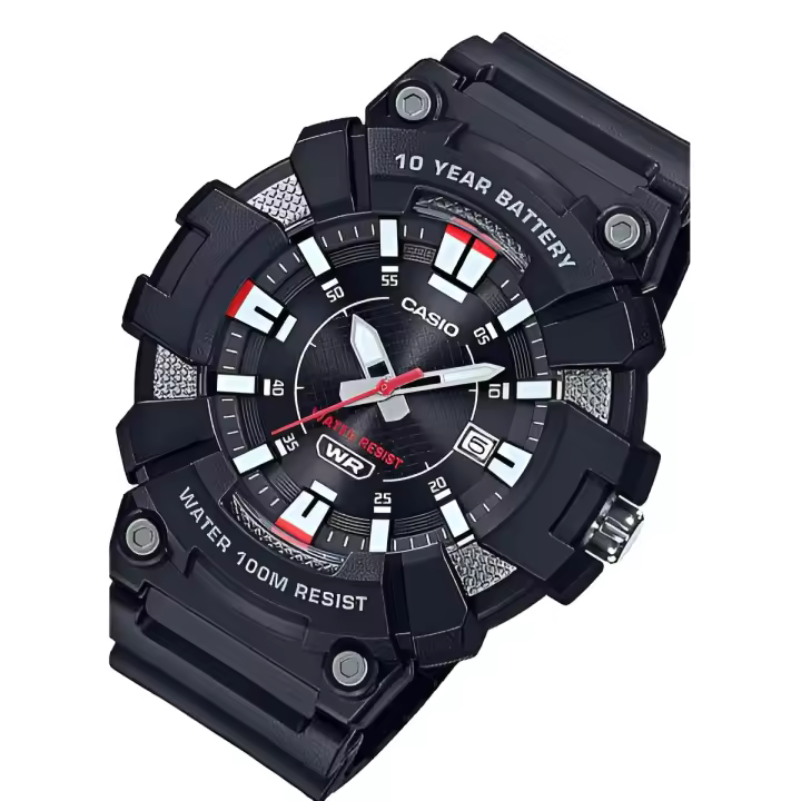 reloj deportivo hombre Casio MW-610H-1A 10 años batería 100m WR - 1