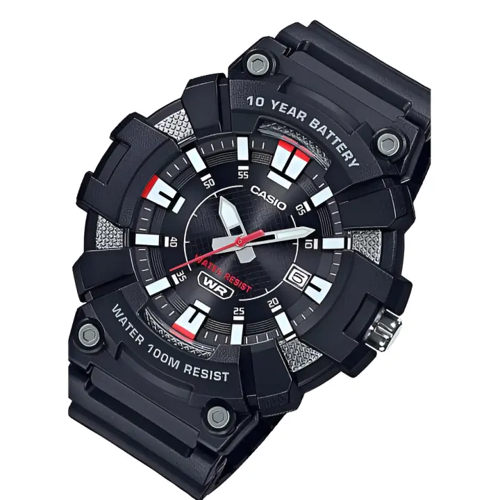 reloj deportivo hombre Casio MW-610H-1A 10 años batería 100m WR - 1