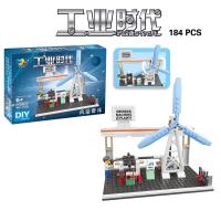 Bloques De Construcción Creativos 4en1 De Fábrica De Maquinaria Industrial Para Niños Edad Recomendada 6-12 Años Juguetes Educativos De Producción De Energía Eléctrica Sin Batería Material ABS - details 3