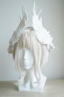 Clip De Pelo Con Alas De Angel Feathers Accesorios De Peluquería Lolita Anime Cosplay Negro Y Blanco Para Halloween Uso Unisex - details 18