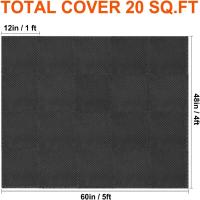 30PCS Alfombra De Gimnasio Deportiva EVA No Esmerilada Antideslizante Gruesa Para Sala De Ejercicio Y Uso Doméstico Tamaño 30x30cm - details 6