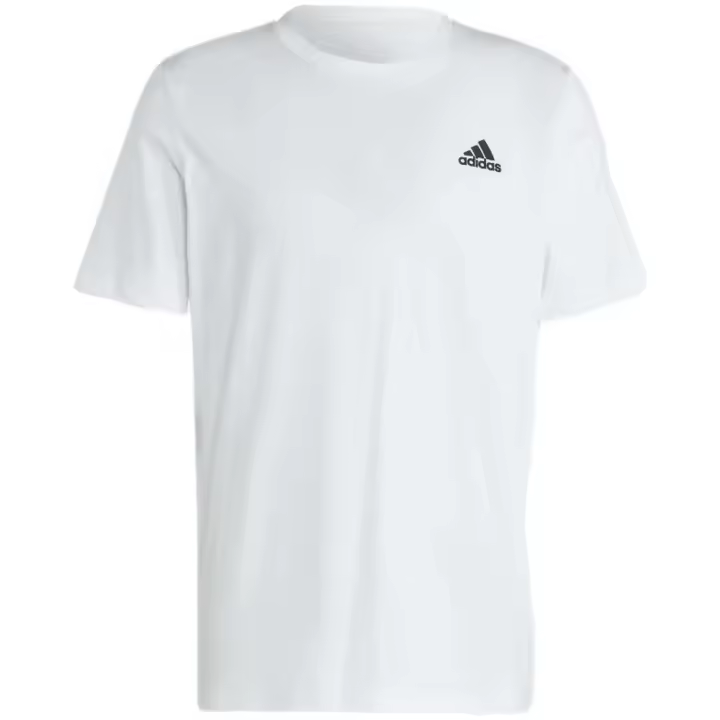 Camiseta de Manga Corta Adidas Essential Single para hombre en color blanco - 1