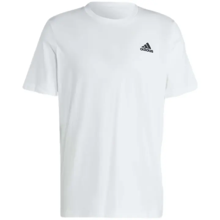 Camiseta de Manga Corta Adidas Essential Single para hombre en color blanco - 1