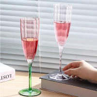 Vajilla De Vino Talla Alta Nueva Petal Rojo Cristal Ecológico Sensación Premium Vino Tinto Champagne Moderno Simplicidad 301-400ml - details 4