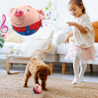 Juguete De Peluche Para Perros Automático Con Música Y Vibración Bola Saltarina Auto-Movilizable Masticable Para Juego Indoor - details 1