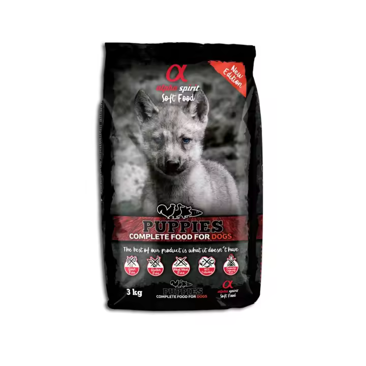 Alpha Spirit Semihúmedo Puppies 3kg para Cachorros - 1