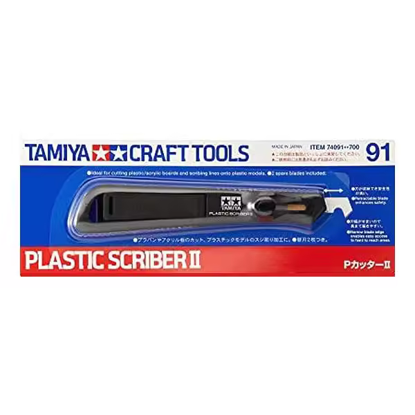 Grabador/marcador de plástico para modelismo Tamiya-74091 - 1