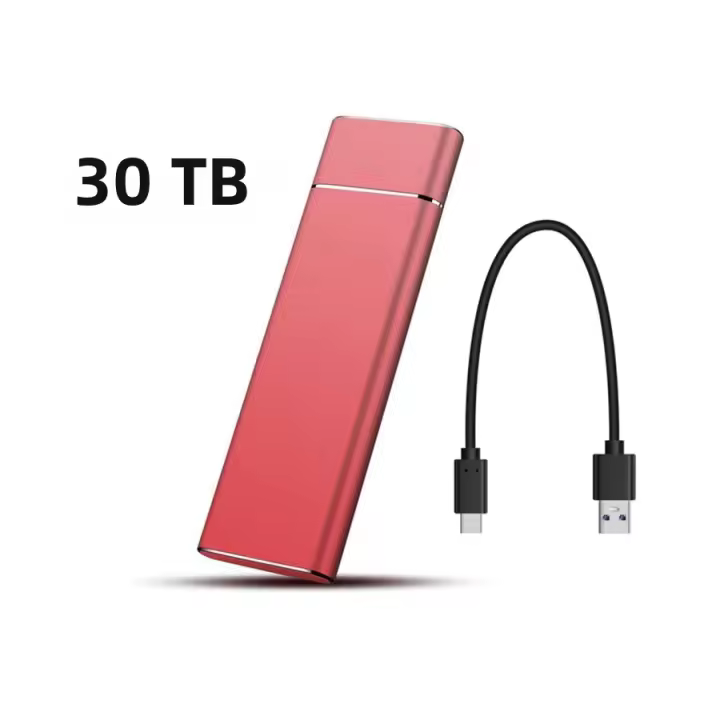 Disco Duro Portátil SSD externo de Alta velocidad 2TB/20TB/30TB Typo-C/USB 3,1 para PC portátil MAC compatible con MrLabel - 1