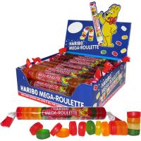 Haribo Mega Roulette Caramelos de Goma caja 24u- 45g cada paquete, 1080 gr en total - details 1