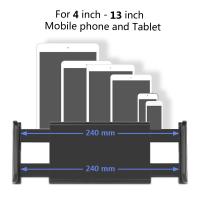 Soporte Para Tableta Xnyocn Para Bicicleta Y Gimnasio Compatible Con iPad pro 12.9 Air Xiaomi Huawei Tab 4-13 Pulgadas Soporte Para Manillar De Treadmill - details 5