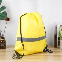 Nueva Mochila De Nylon Con Cordón Ruched Gran Capacidad Para Deportes Y Fitness Mochila Escolar De Hombro Unisex - details 15