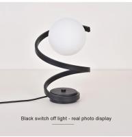Lámpara De Mesa LED Nórdica Para Iluminación Interior Botón De Encendido Para Dormitorio Sala De Estar Restaurante Decoración De Casa Vidrio Retro - details 10