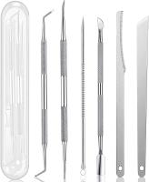 3/6Pcs Herramientas De Pedicura Cuidado De Cutículas Eliminador De Piel Dura Y Duro Herramienta De Cuidado De Pies Metal Nueva Herramienta De Belleza Y Salud - details 1