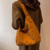 Bolso De Hombro Para Mujer En Tela De Corduroy Sólido 2023 Bolso De Mano Diseñador Casual Bolso Armpit Trend Para Mujer - details 4