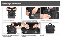 Bolsa De Viaje Para Motocicleta 20L-30L Bolsa De Sillín Universal Impermeable Accesorio De Equipaje Para Motocicleta - details 18