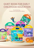 Libro De Puzle De Pegatinas Para Niños En Edad Temprana Cultivando La Calma Y Conociendo El Mundo Juguete Educativo Para Bebés - details 0