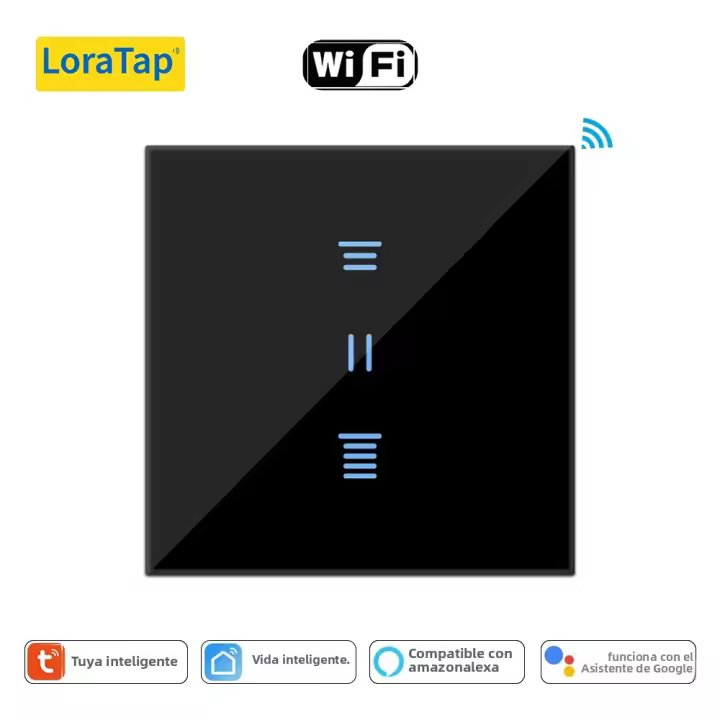 LoraTap Tuya Smart Life Motor De Cinturón WiFi Control Remoto Luz De Fondo Control Por Voz Google Assistant Alexa Para Cortinas Automáticas - 1