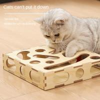 Juguete Para Gatos Rueda Giratoria Y Ratón De Pelota Juego De Puzzle Con Palillo Telescopio Almohadilla De Arañado Self Hi Leaker Para Sofocación - details 1