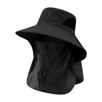 Sombrero De Pesca Al Sol Para Mujer Con Cubierta De Cuello Amplia Y Transpirable Protección UV Para Verano Viaje Playa - details 5
