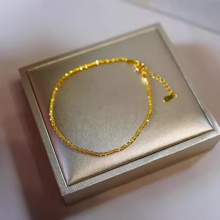 Brilliant pulsera para Mujer, Lujo Ligero, de Nicho Diseño, pulsera de Oro Roto, Nueva y Elega joyería de moda de Verano. - 1