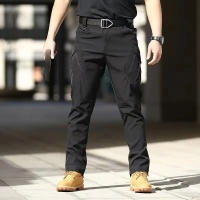 Pantalones Tácticos Para Hombre Exterior Multi Bolsillos Cargo Resistente Al Desgaste Impermeable Pantalones De Camuflaje Para Senderismo Primavera Otoño - details 7