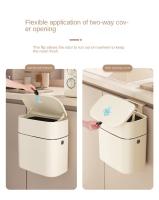 Bandeja De Papel Plástico Para Cocina Y Baño Con Almacenamiento En Pared Montaje En Pared Flip-Top Capa Superior Simple - details 6