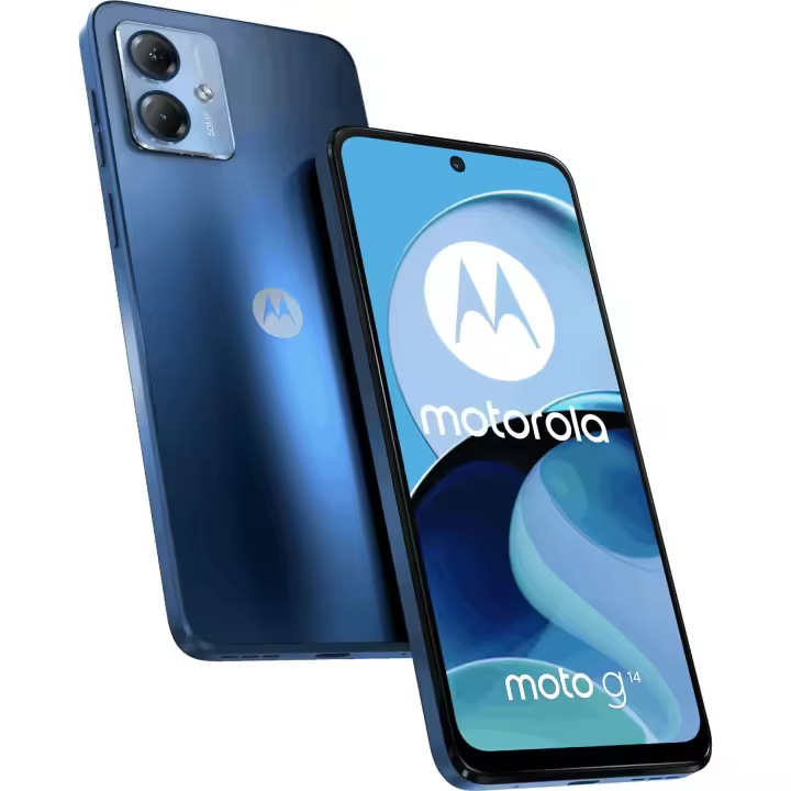 Móvil - Motorola G14, Azul, 256 GB, 8GB RAM, 6.5" LCD FHD+, Unisoc T616, 5000 mAh, Android - 1