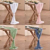 Corredor De Mesa De Tela De Organza 30cm X 300cm Estilo Bohemio Romántico Para Bodas Cumpleaños Y Decoración De Mesa De Valentine's Day - details 13