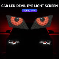 Luz De Ojo Diabólico Para Coche Modificación LED Animación Blinking Programable DIY Patrón De Pantalla Pixel Demonio - details 0