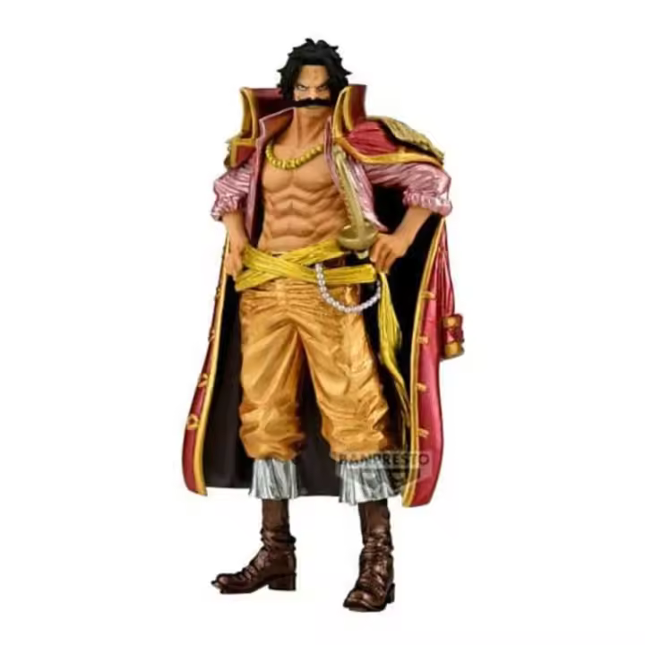 Figura banpresto one piece king of artist gold roger 23cm - 1