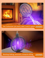 Matriz Eléctrica Para Mosquitos Desconectada Con Energía De Batería Asesino De Insectos Racket De Mosquitos Eléctrico - details 10