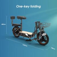 bicicletas electricas plegables adultos KuKirin C1 Pro Patinete eléctrico para adultos de 14 pulgadas，motor de 500W, batería de 48V 26Ah, , autonomía 100km y carga de 120 kg, con almacenamiento delantera - details 14