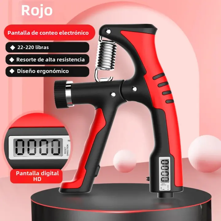 Ajustable De 10-100kg Agarrador De Mano Para Fortalecimiento De Muñeca Y Brazo Entrenador De Músculos De Dedos Para Bodybuilding - 1