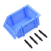 Caja De Almacenamiento Stackable De Herramientas 1 Pieza Estante Modular Para Garage Organizador De Componentes De Plástico - details 0