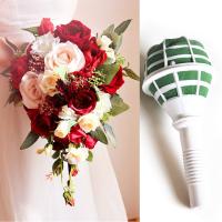 Kit De Bouquet De Novia Deluxe 1/3Pcs Con Base De Espuma Para Bodas Arreglo De Flores Para Decoración De Hogar Y Habitaciones - details 2