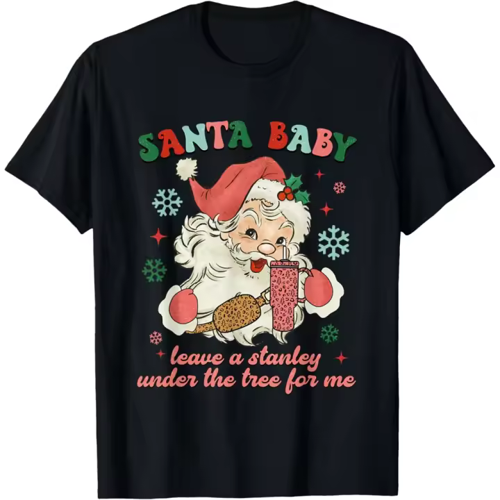 Camiseta de Manga Corta, 100% Algodón, Ropa Unisex para Hombres y Mujeres en 5 Tallas, Camiseta Negra, Cuello redondo con estampado. - 1