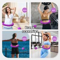 Smart Hoop De Fitness Mejorado Con Ejercicios De Gimnasio a Nivel Profesional Peso Ajustable Fácilmente Secciones Desmontables Para Almacenamiento Conveniente - details 6