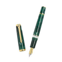 Hongdian N1S Pluma Fuente De Acrílico Con Pistón Para Caligrafía Estilo Retro Para Estudiantes Y Oficina Tamaño 0.5mm EF Colores Azul Y Rojo - details 7