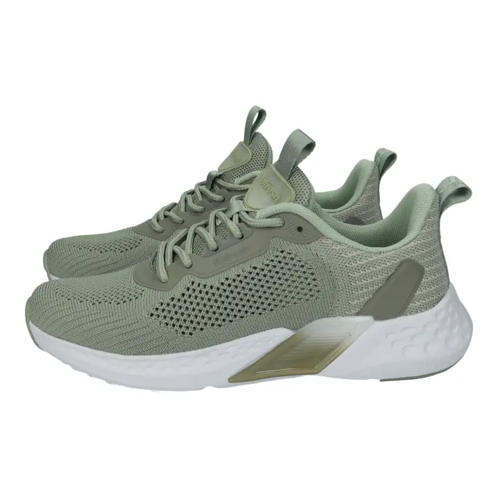 Deportivos marca REFRESH para mujer en color kaki. Zapatillas deportivas Refresh para mujer, ligeras y transpirables con suela cómoda, color verde - 1