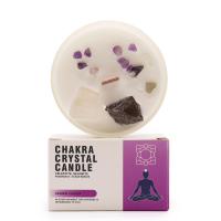 Viva Esencia – Set de Velas de Cristal 7 Chakras con piedras naturales auténticas, cera de soja ecológica, fragancias armonizantes y diseño artesanal | Ritual de meditación, sanación energética, equilibrio interior y bienestar espiritual | Ancient Wisdom - details 3