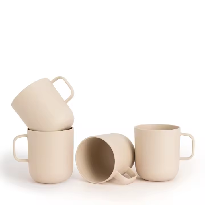 Set de 4 Tazas CREATE para Exterior de 400ml - Material de Origen Vegetal PLA - 1