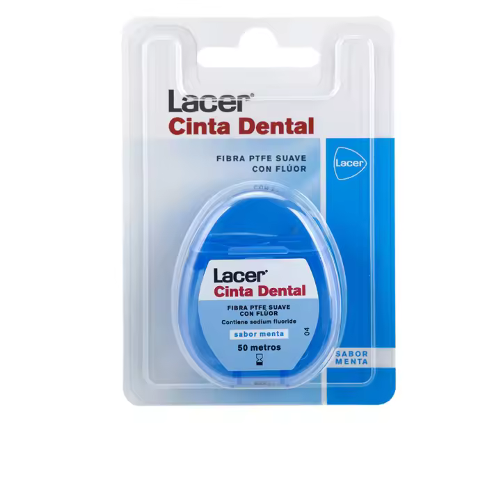 Higiene Lacer CINTA DENTAL PTFE sabor menta 50 metros - 1