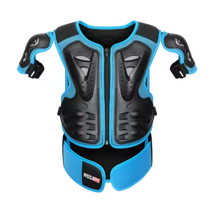 Chaqueta De Protección Para Motocicleta WOSAWE Para Niños Ajustable Esquí Snowboard Patinaje Skateboarding MTB Con Armadura De Protección Corporal - 1