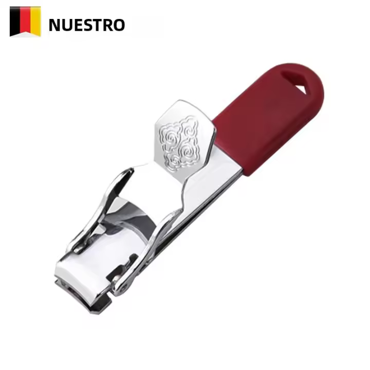 Cortauñas Ultra-Fino Y Mini De Acero Inoxidable Plegable Para Manicura Y Pedicura Herramienta De Corte Para Uñas Y Tendones - 1