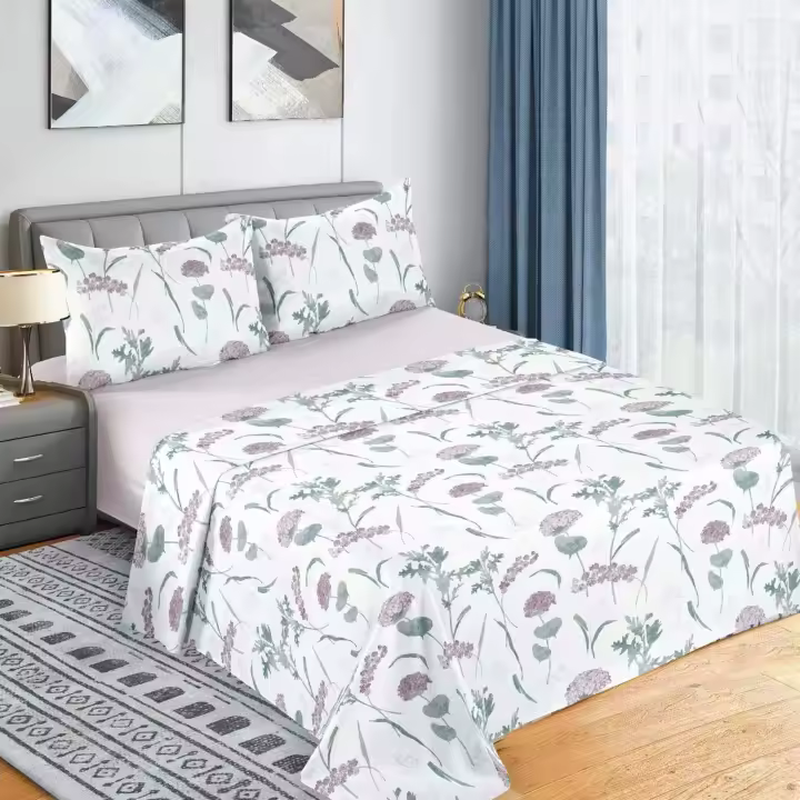 ZIMMY - Juego de Sábana de Microfibra Ultra Suave para Cama 90/135/150/180 – Incluye Bajera, Encimera y Fundas de Almohada – Disponible en Varias Medidas, Colores y Diseños Elegantes - 1