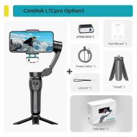 Gimbal Portátil L7CPro De 3 Ejes Con Rastreo De Rostro AI Y Luz De Relleno Para iPhone/Android Ideal Para Vlogs Estabilizador Antisucción - details 4