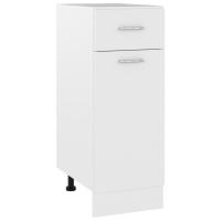 vidaXL Armario inferior cajón cocina “Lyon” madera de ingeniería en color Blanco/Roble artisan/Gris sonoma y más | almacenamiento funcional diseño moderno para baño dormitorio sala - details 0