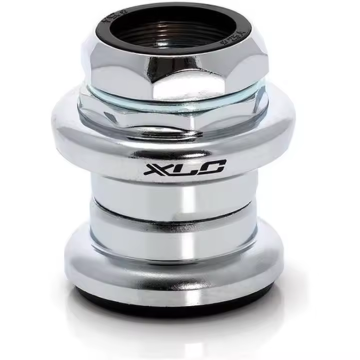 XLC Juego Direccion a Rosca HS-S02 25.4mm Cromo Sellado - Ciclismo para Bicicleta - 1